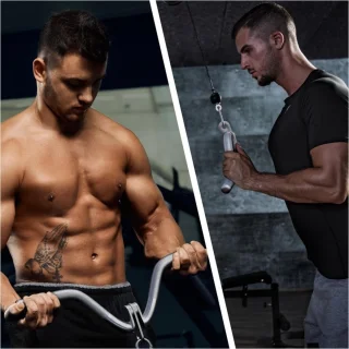 Gorilla Sports Triceps Curlgreep Draaibaar