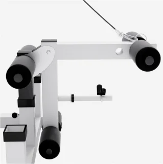 Gorilla Sports Universele Halterbank met Lat Pulley wit