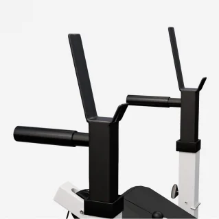 Gorilla Sports Universele Halterbank met Lat Pulley wit
