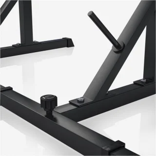 Gorilla Sports verstelbaar squat rack met dipsteunen en safety spotters
