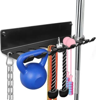 Gym rack organizer met wandmontagehaken