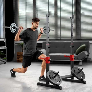 Halterbank met Squat Rack