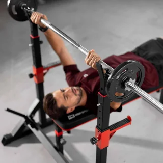 Halterbank met Squat Rack