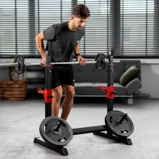 Halterbank met Squat Rack
