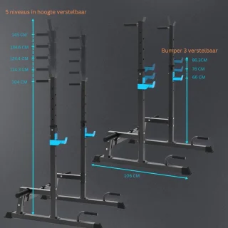 Halterrek Power Rack 200kg