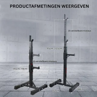 Halterrek Squat Rack Power Rack 150kg
