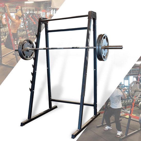 Halterrek Squat Rack Power Rack 250kg Zwart