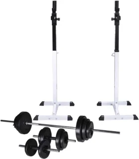 Halterstation met Halterset - Squat Rack