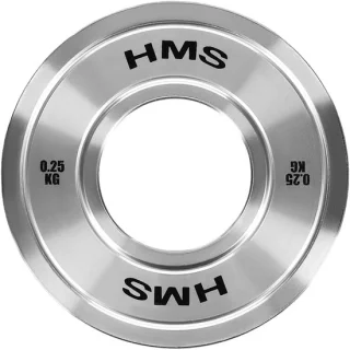 HMS TOS02 olympische stalen gewichtsplaat 0.25 kg