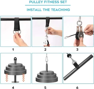Home Fitness Kabelsysteem Krachtstation Thuis Lat Pulley