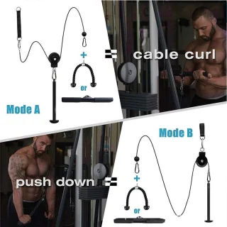 Home Fitness Kabelsysteem Krachtstation Thuis Lat Pulley