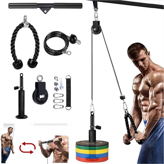 Home Fitness Kabelsysteem Krachtstation Thuis Lat Pulley review
