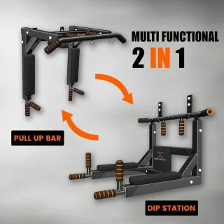 HomeFit Pull-up Bar & Dipstation