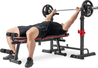 Hop-Sport HS-1004L Verstelbare Halterstandaard (Squat Rack)