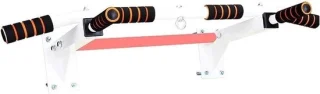 Horizontale bar fitness wandrek 94x30x18cm wit