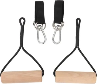 Houten Gymnastiekringen - Handgrepen Set