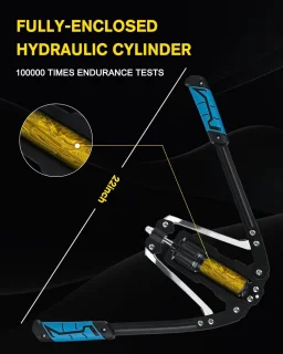 Hydraulische Armtrainer 22-450lbs - Fitnessapparaat