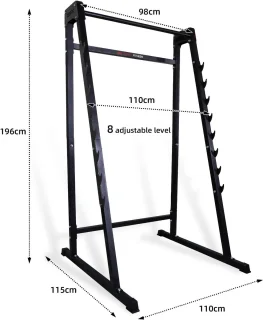 Imperatoris Verstelbaar Squat Rack Halterrek Halterstandaard Power Rack
