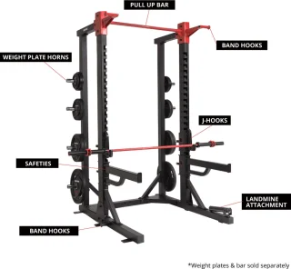 Inspire Fitness UCHR1 Half Rack