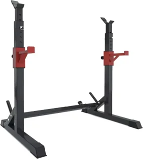 J&R Benchpress Verstelbaar Squat Rek Zwart