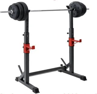 J&R Benchpress Verstelbaar Squat Rek Zwart