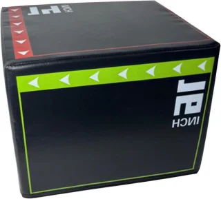 Jump trainingsbox fitness stap 40 x 30 cm zwart