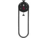 Kabel katrolsysteem matzwart