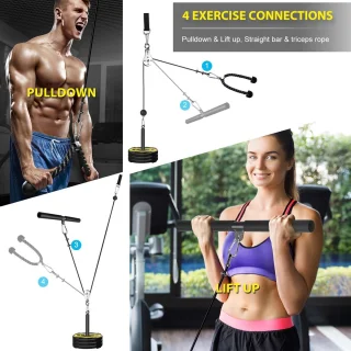 Kabelkatrolsysteem Thuisgym