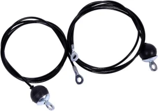 Kabelset lat pulley station 2415 cm zwart grijs
