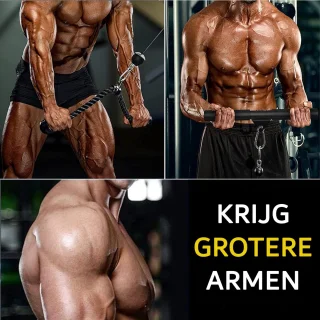 Kabelsysteem Set 13-delig voor Krachttraining en Fitness