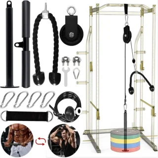 Kabelsysteem Set 13-delig voor Krachttraining en Fitness