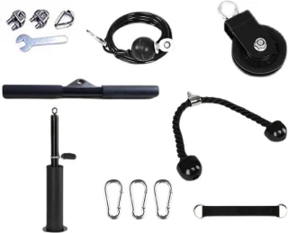 Katrol Kabel Machine Fitness Set Cable Pulley System