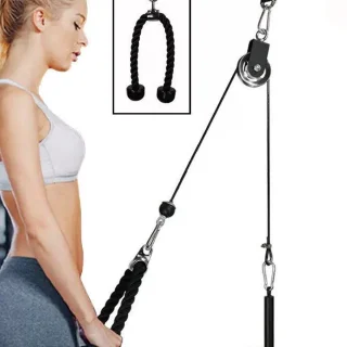 Katrol Kabel Machine Fitness Set Cable Pulley System