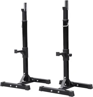 Kavora squat rack met pull-up station, power rack, zwart