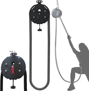Klimmachine krachttrainer grijs