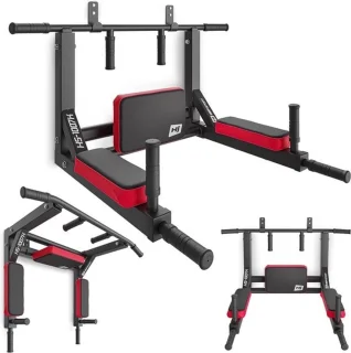 Klimrek en dipstation voor thuis - wandmontage krachttraining