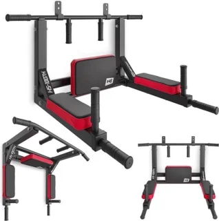 Klimrek en dipstation voor thuis - wandmontage krachttraining