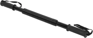 Kracht oefenbar - lente stang - 50 kg - zwart