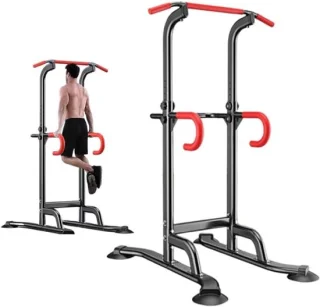 Kracht Toren fitness station 165-210 cm zwart