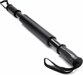 Kracht Twister Bar - Arm Trainer Borstversterker - Kracht Opbouwen - Duurzame Koolstofstaal - 70 kg Weerstand - Zwart