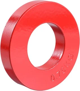Krachtplaat standaard gat rood 10x10 cm