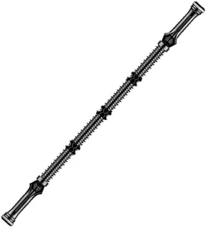 Krachtstang - arm trainer - 103 cm - zwart