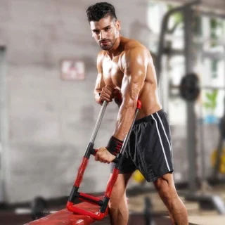 Krachtstang armtrainer