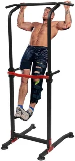 Krachtstation dip station fitness toren pull up bar 210 cm
