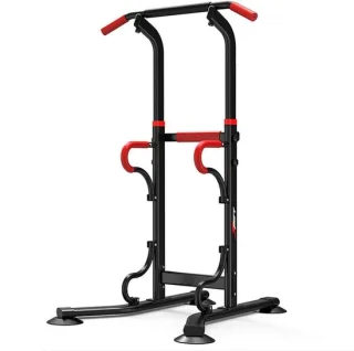 Krachtstation dip zwart-rood
