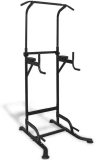 Krachtstation fitness toren - 104 x 94 cm - zwart