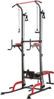 Krachtstation fitness toren zwart
