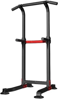 Krachtstation fitness toren zwart rood