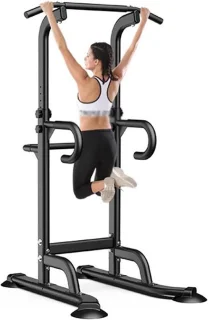 Krachtstation fitness toren zwart
