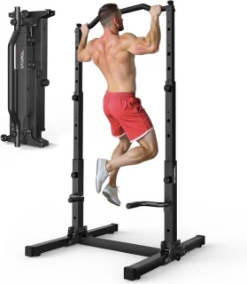 Krachtstation fitness toren zwart